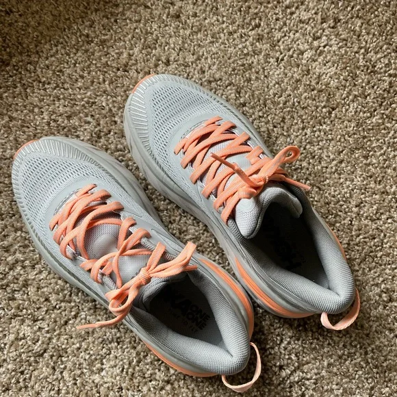 Hoka Bondi 7 in Harbor Mist / Sharkskin - Picture 2 of 5